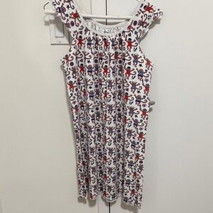 Roller Rabbit Girls Monkey Print Pajama Dress. Size 12.